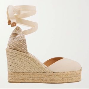 Castaner Chiara 80 canvas wedge espadrilles